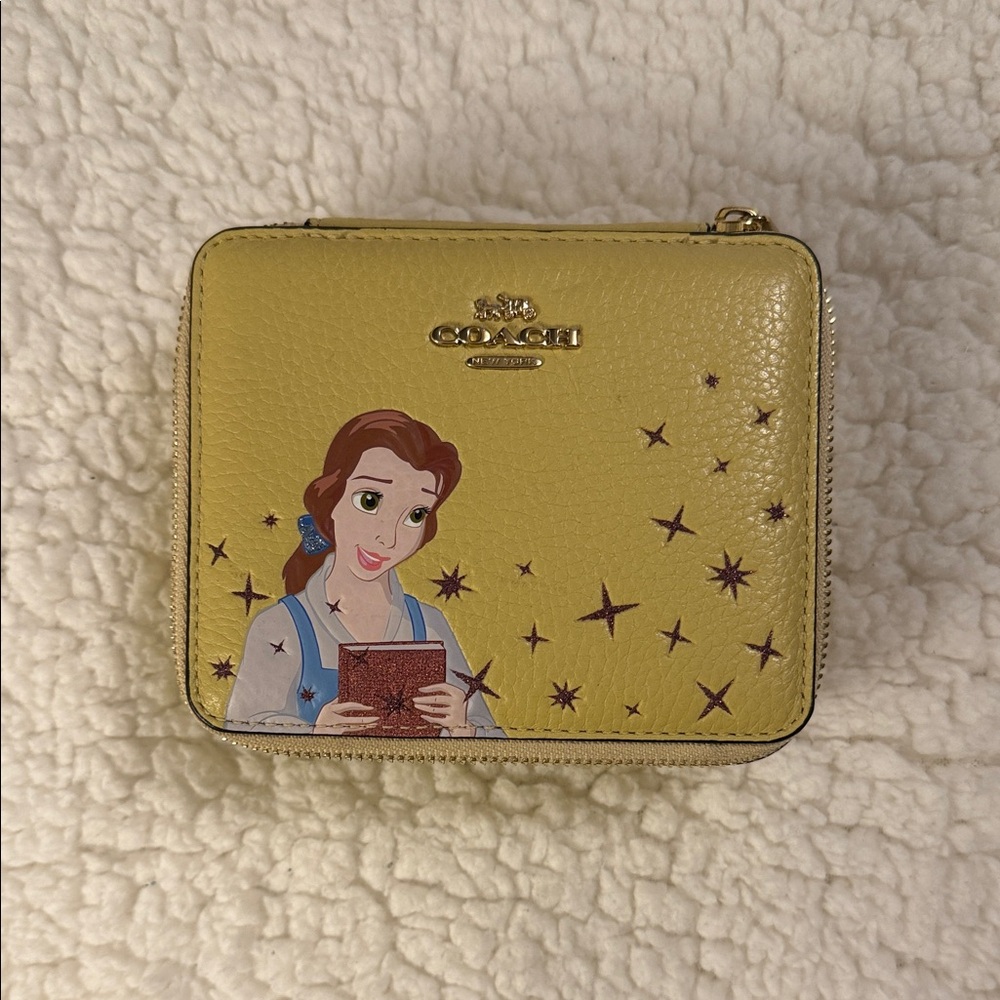 Coach X Disney Yellow Belle Jewelry Box